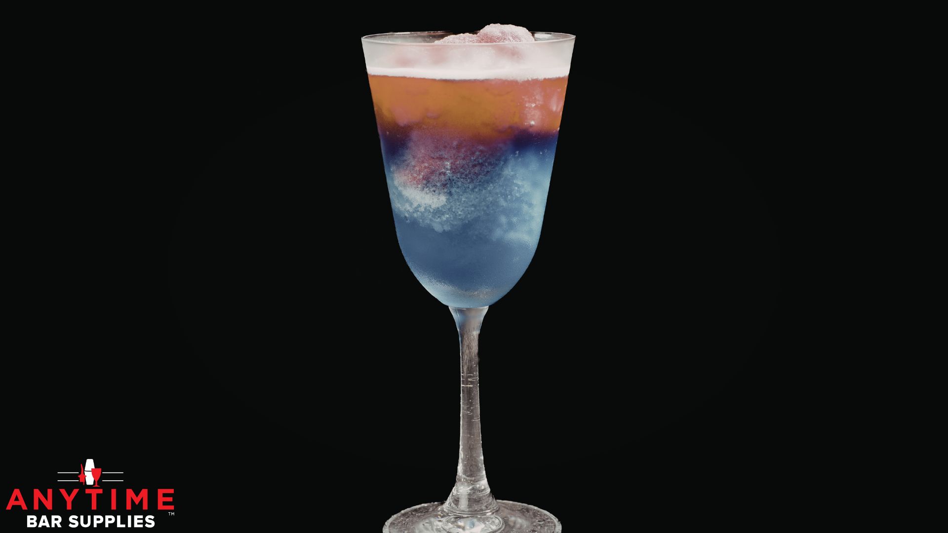 layered blue and yellow cocktail - Anytime Bar Supplies Layering Professional Cocktails